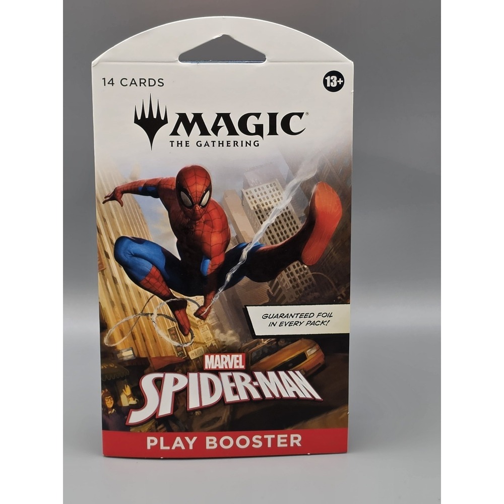 MTG Marvel Spider-Man Play Booster Pack 14 Cards Sealed Guaranteed Foil 2025